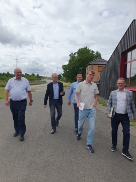 Landrat Stefan Metzdorf auf dem Helenenberg