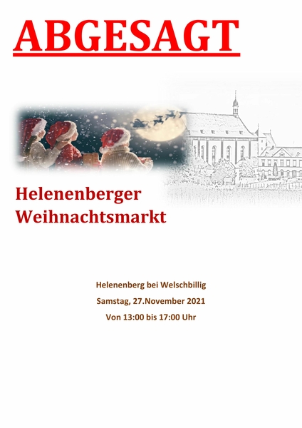 Helenenberger Weihnachtsmarkt Absage Helenenberger Weihnachtsmarkt Absage